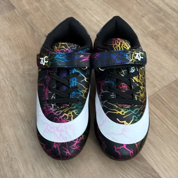 Amazon Kids Shoes - Black with Multicolor Lightning - Picture 2 of 4